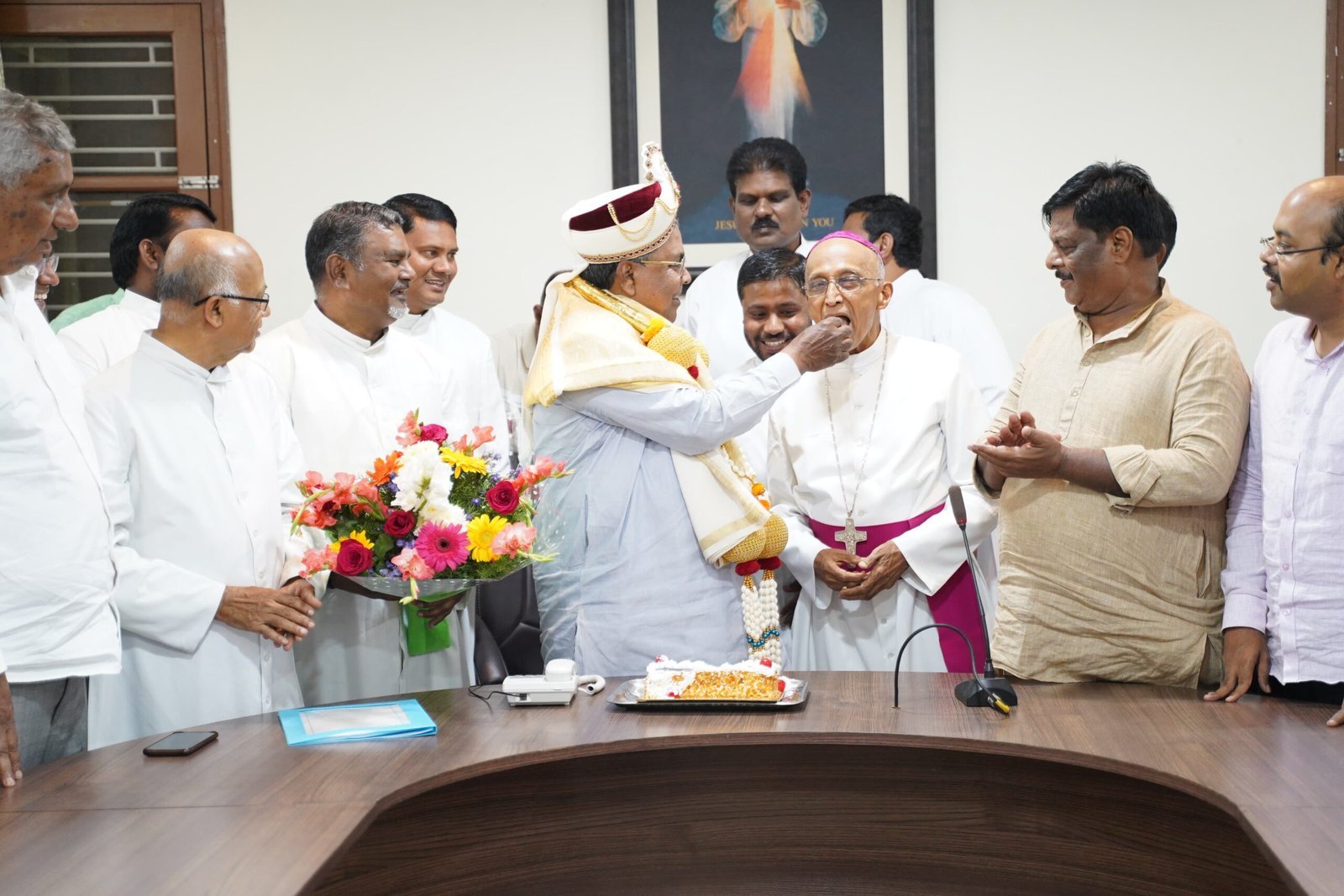 CM Visit and Grace Archbishop Request for Church Projects